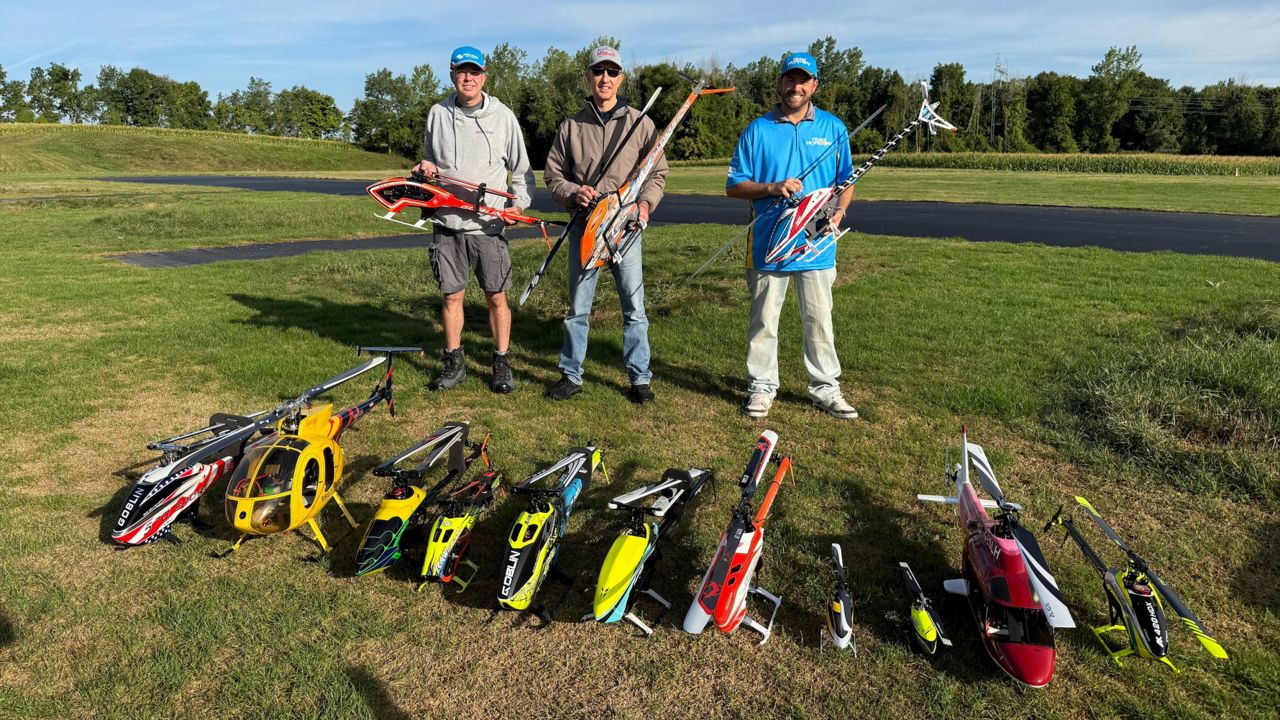 High flying fun at the RC helicopter showcase