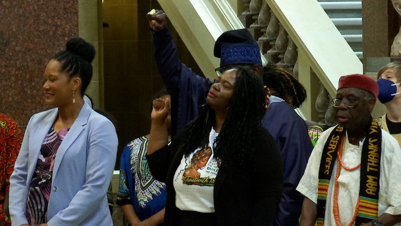 'Freedom is not finished': Legislative Black Caucus celebrates Juneteenth