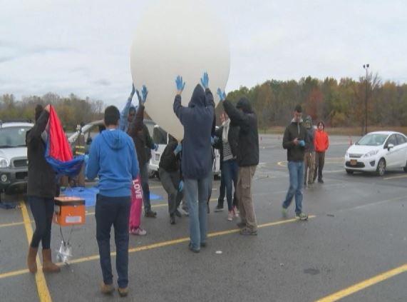 RIT Students Launch High-Altitude Weather Balloon