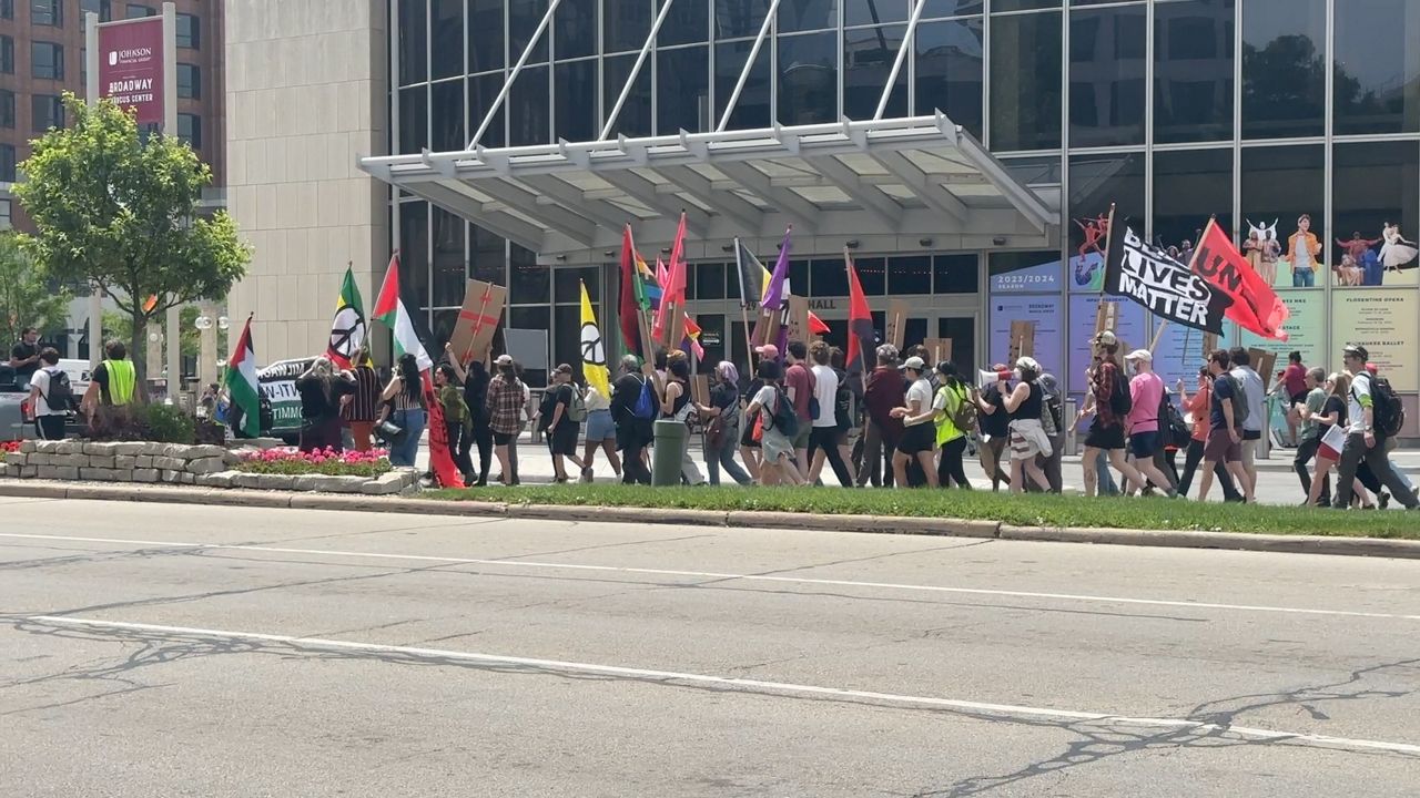 Coalition rallies for permits to march on RNC