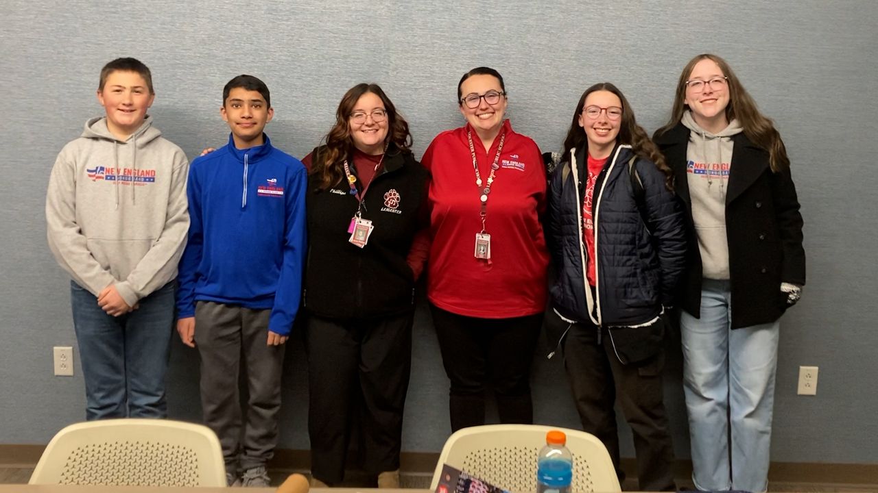Left to right: Russell Baker, Trevor Moorghan, Alexis Phillips, Kristina Looney, Ella Smith and Dakota Sinkevich.
