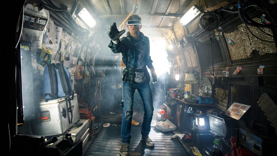 TYE SHERIDAN as Wade in Warner Bros. Pictures', Amblin Entertainment's and Village Roadshow Pictures' action adventure "READY PLAYER ONE," a Warner Bros. Pictures release.