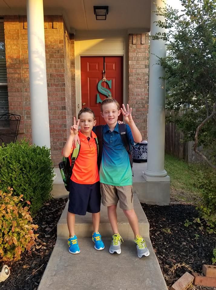 Gabriel is excited to start 4th grade while his brother Gavin is ready for 2nd grade. Happy First Day of School guys!
