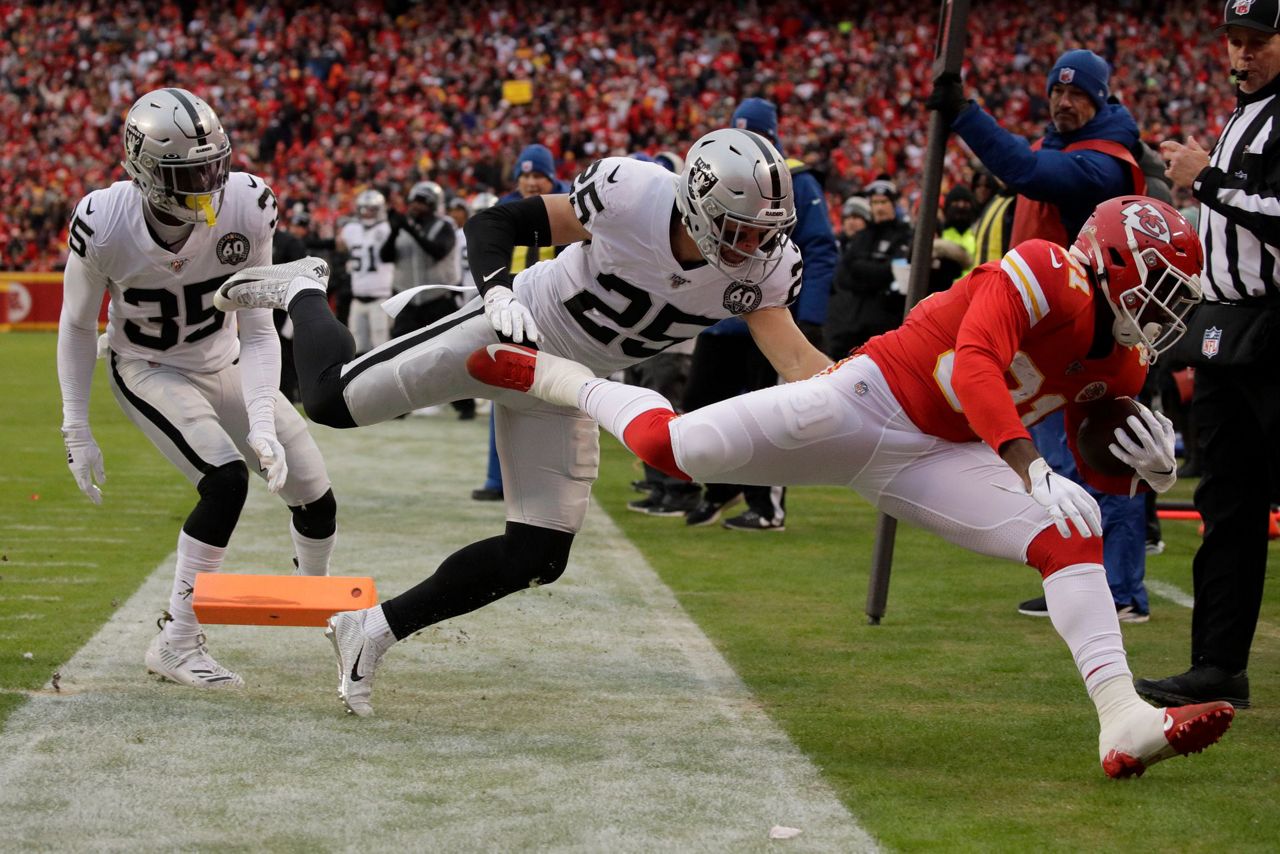 Chiefs missing rushing power for key game at New England