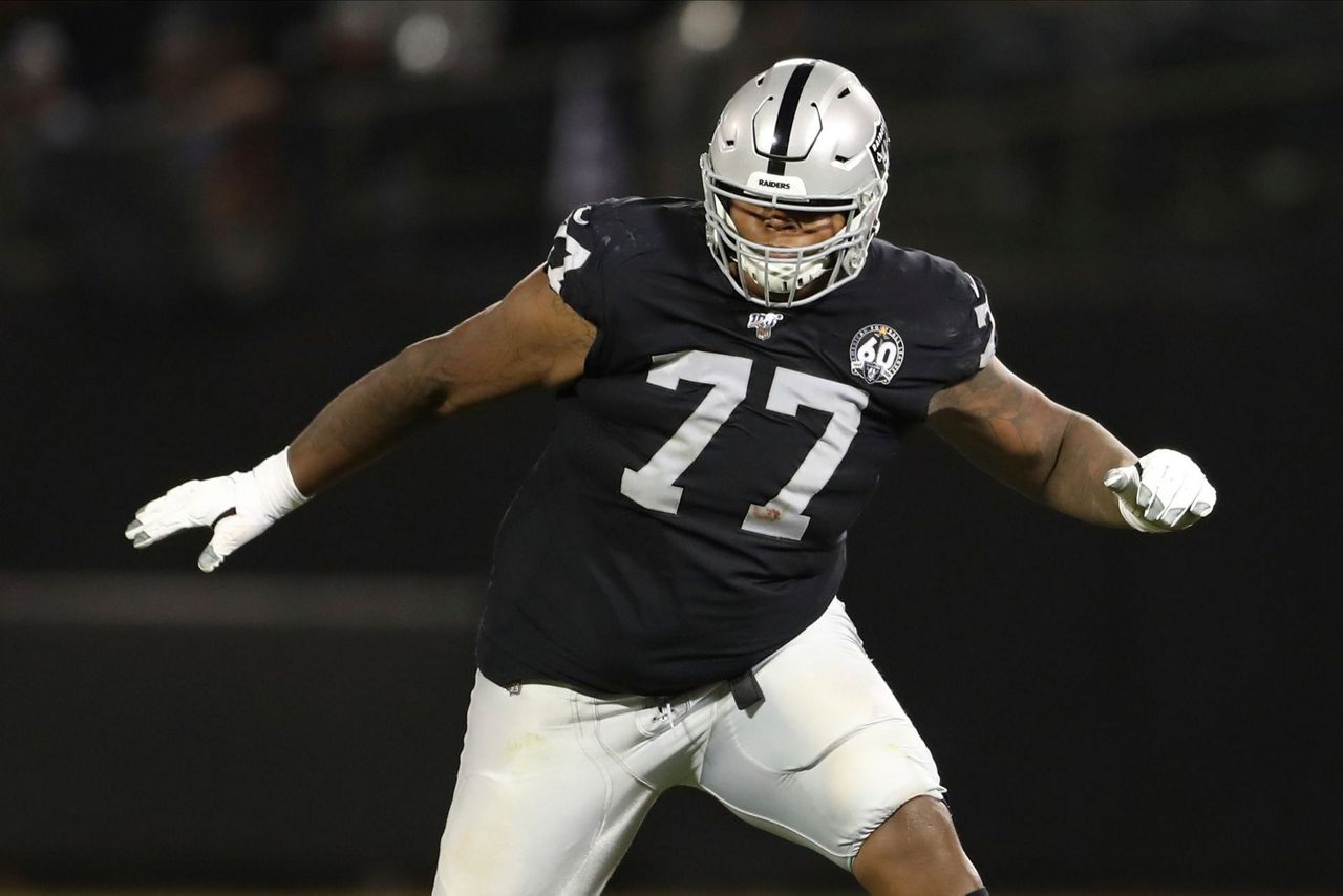 Raiders send starting O-line home after Brown's COVID test