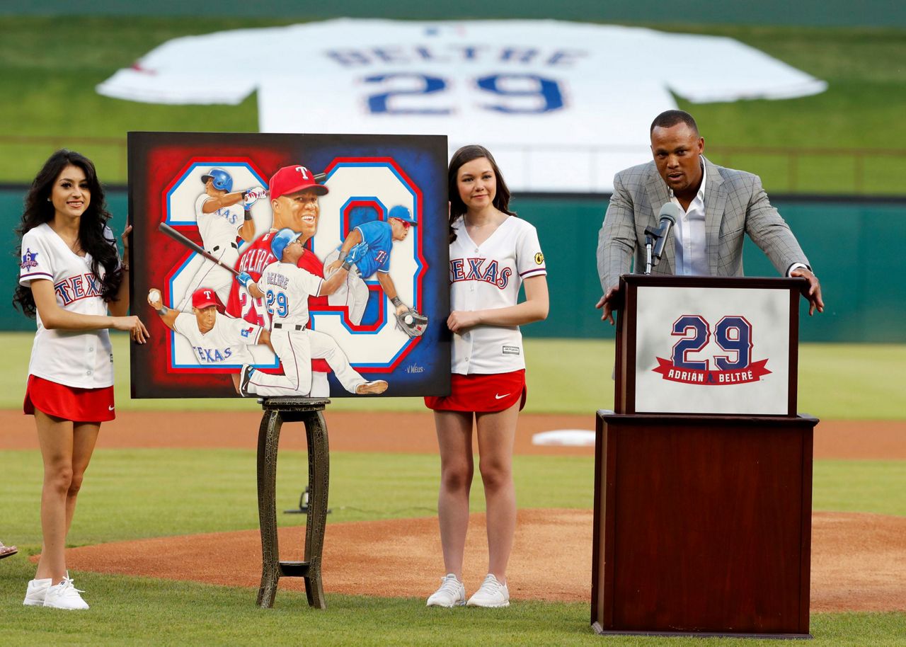 Hanging up No. 29: Rangers retire Adrián Beltré's jersey