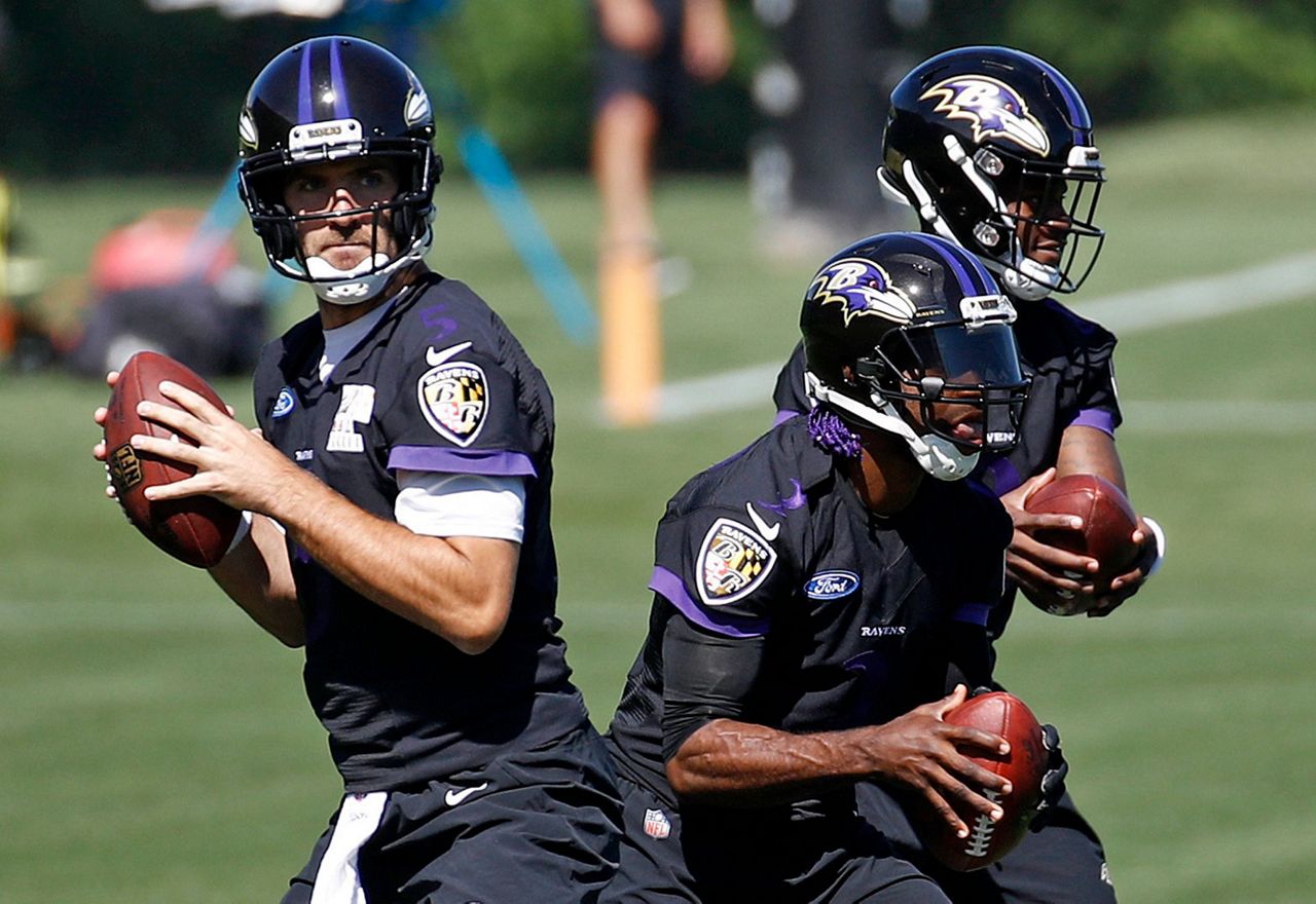 If Flacco can't go, Jackson and RG3 ready to roll for Ravens