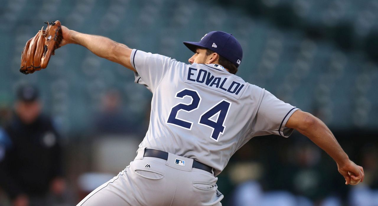 Rays' Eovaldi stellar in return from Tommy John surgery