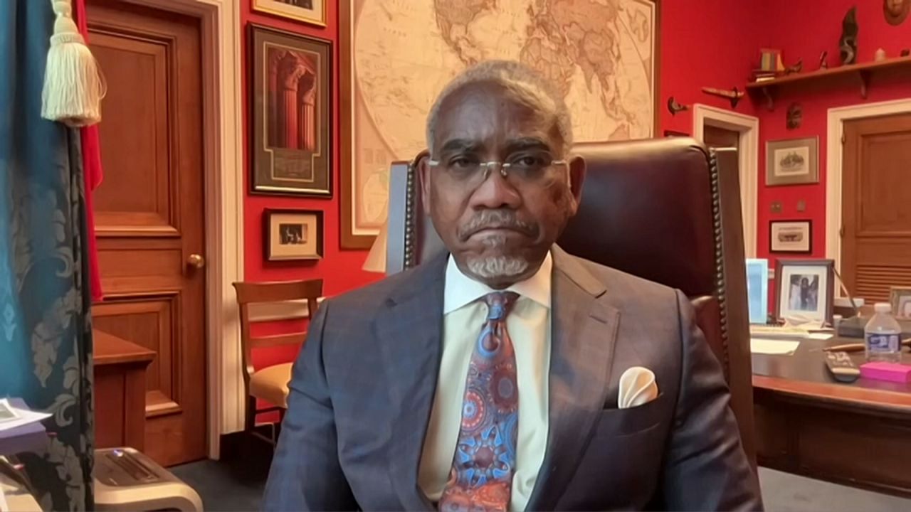 Rep. Gregory Meeks vowed that Congress would join President Biden in offering support to Israel. (Spectrum News NY1)
