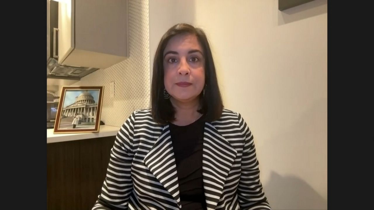 Staten Island Rep. Nicole Malliotakis appeared on “Mornings On 1” on Nov. 15, 2023. (Spectrum News NY1)