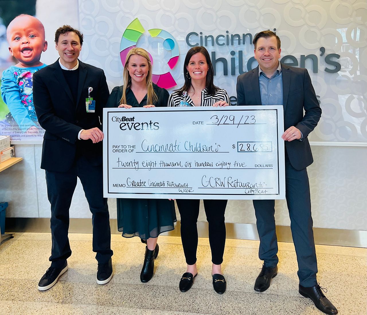 Greater Cincinnati Restaurant Week has raised more than $100,000 for Cincinnati Children's Hospital Medical Center. (Photo courtesy of Greater Cincinnati Restaurant Week)