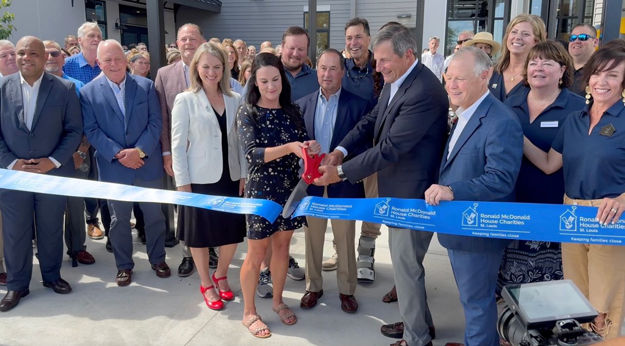 Ribbon Cutting at the Grove Ronald McDonald House 62824 (Spectrum News / John Gerding)