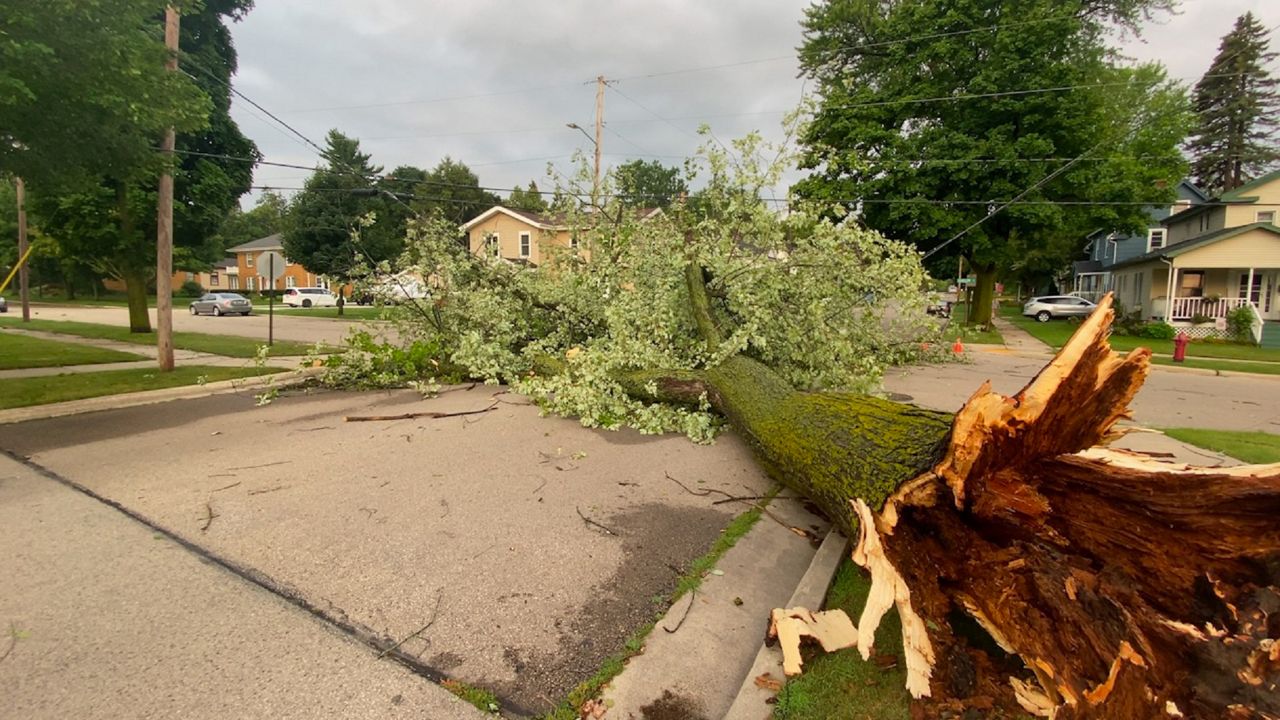 Take a look at the severe storm damage around Wisconsin