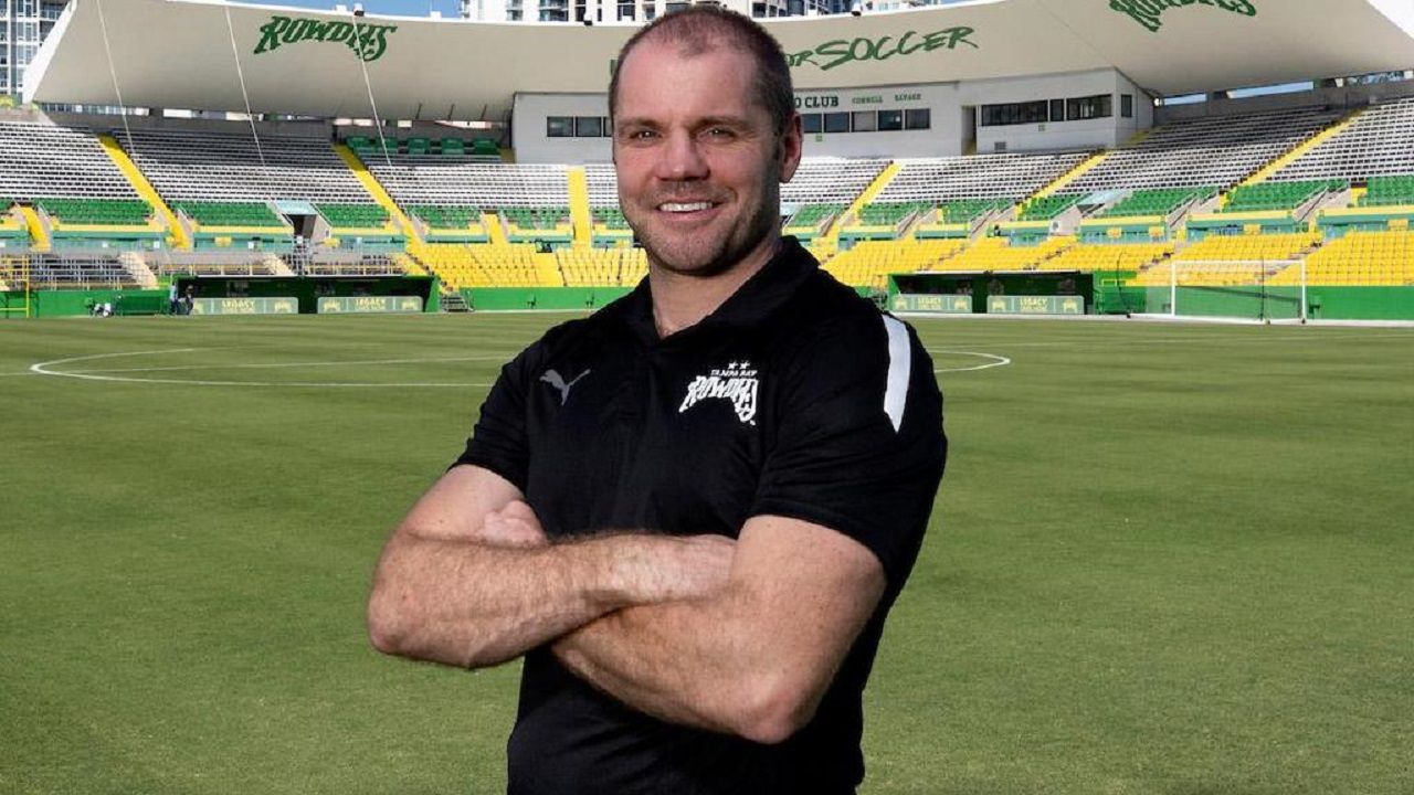 At just 43 years old, Neilson comes to Tampa Bay with an already impressive resume and over 350 matches coached at Heart of Midlothian and Dundee United F.C. in the Scottish Premiership and England’s MK Dons FC. (Tampa Bay Rowdies photo)