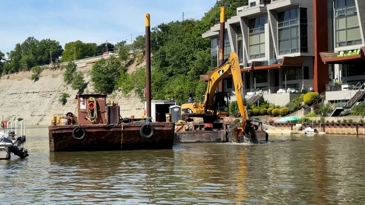Long-awaited dredging project begins at Rocky River Harbor