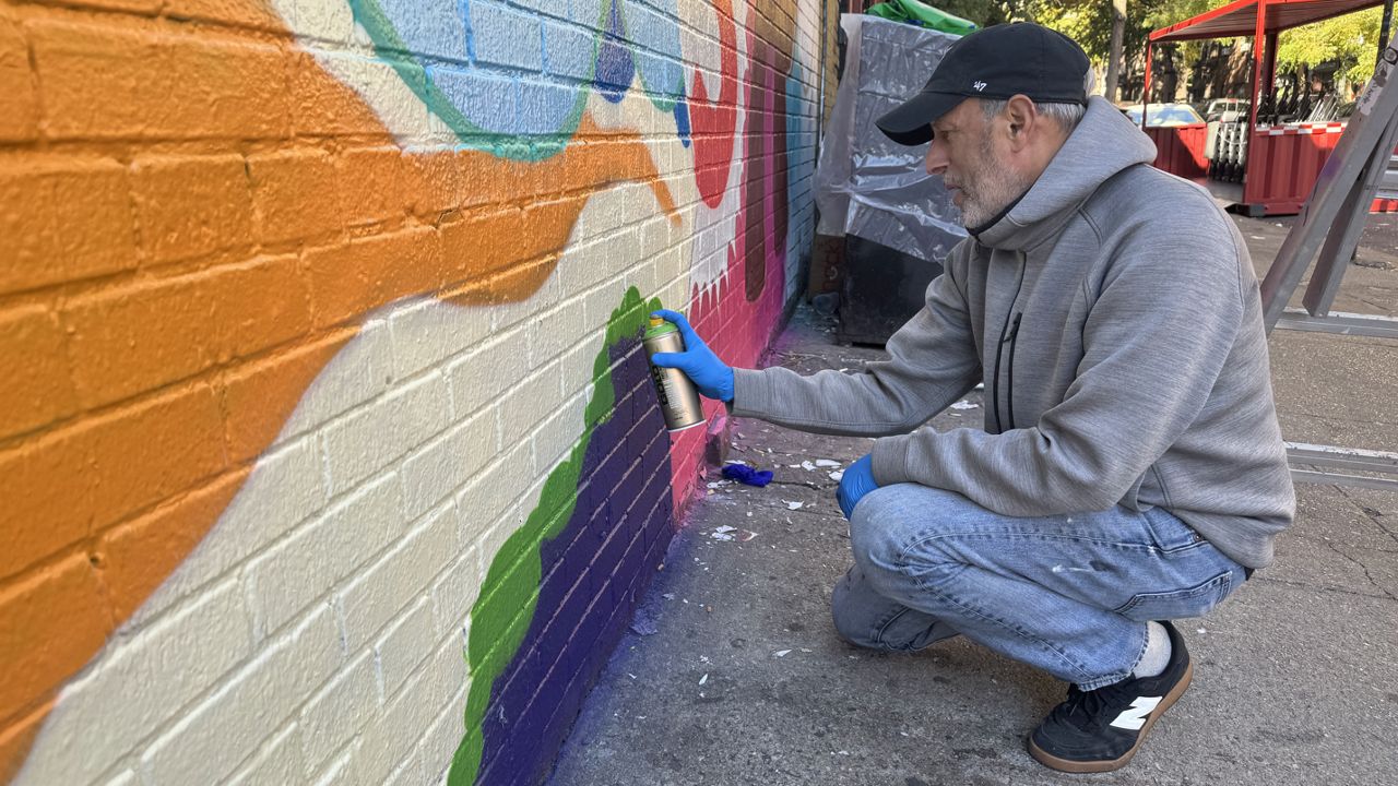 Legendary graffiti artist's East Village mural celebrates arts organization