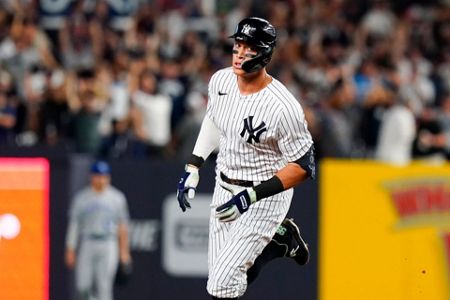 Yankees beat Royals, 1-0, on Aaron Judge's 3rd walk-off homer of year