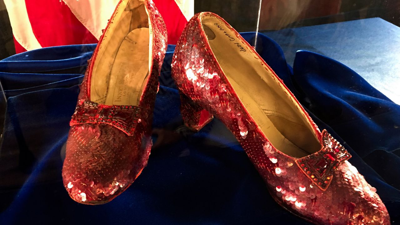 Ruby slippers worn by Judy Garland in ‘The Wizard of Oz’ to be auctioned