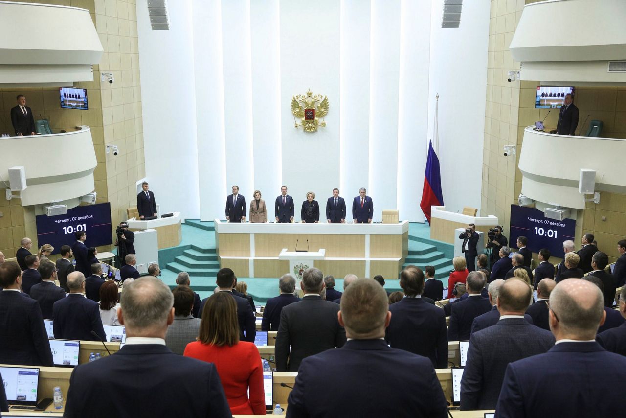 Russian lawmakers set presidential vote for March 17, 2024, clearing a