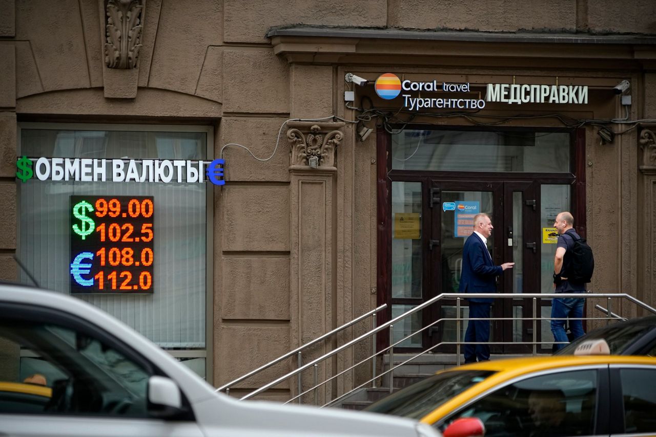 Russia's central bank makes huge interest rate hike to try to prop up ...