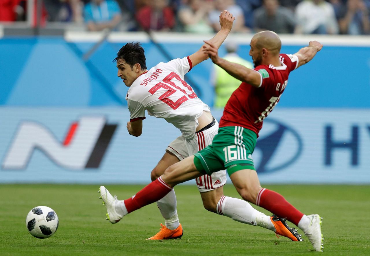 'Iranian Messi' feels at home at World Cup before Spain game