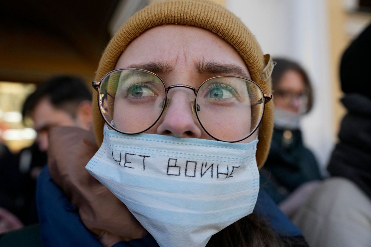 Russians Hold Anti-war Rallies Amid Ominous Threats By Putin