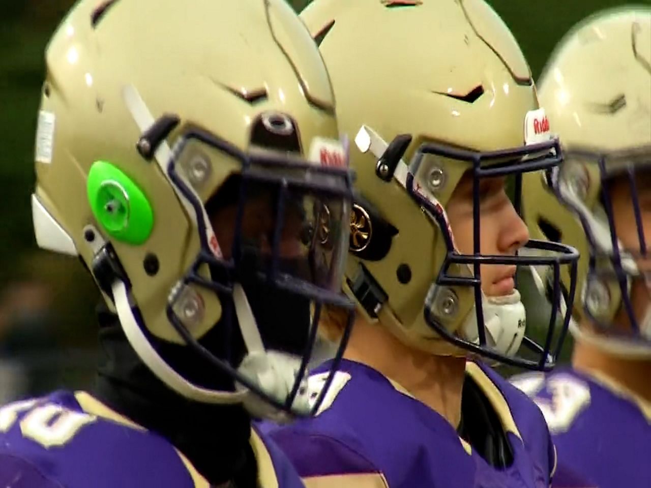 A photo of Syair Torrence at a CBA football practice. 