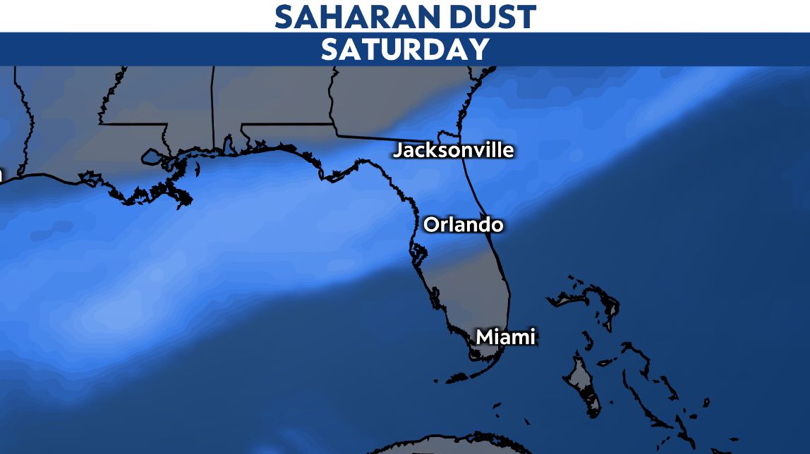 Saharan dust makes a return to Florida