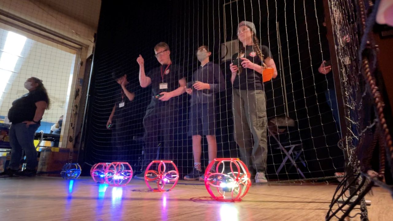 Drone soccer' takes science learning to new heights