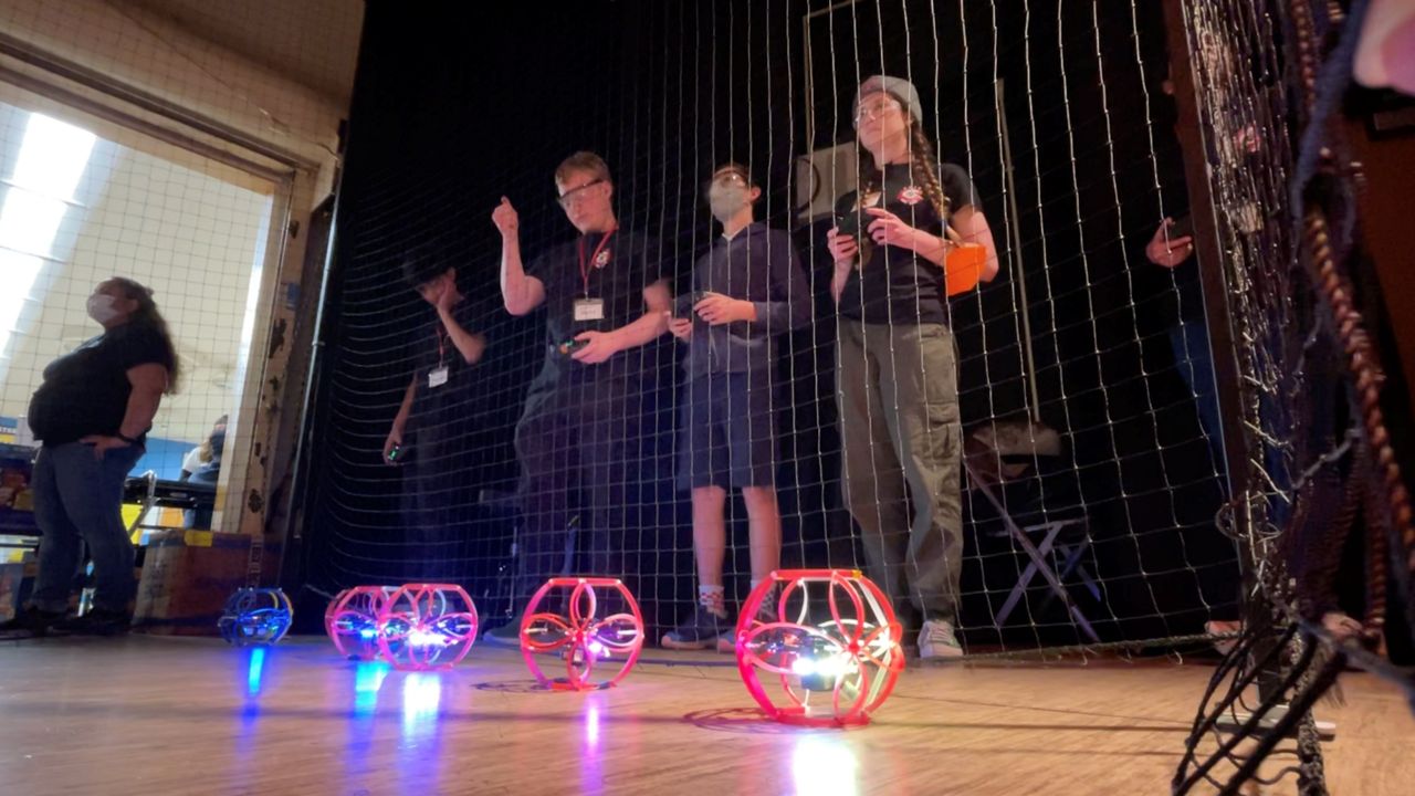 'Drone soccer' takes science learning to new heights