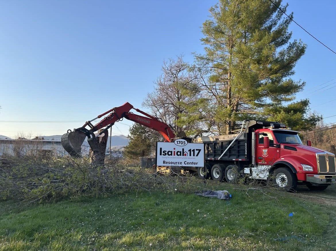 Construction crews build new Isaiah 117 House facility in Elizabethton, Tennessee. (Instagram/Isaiah117House