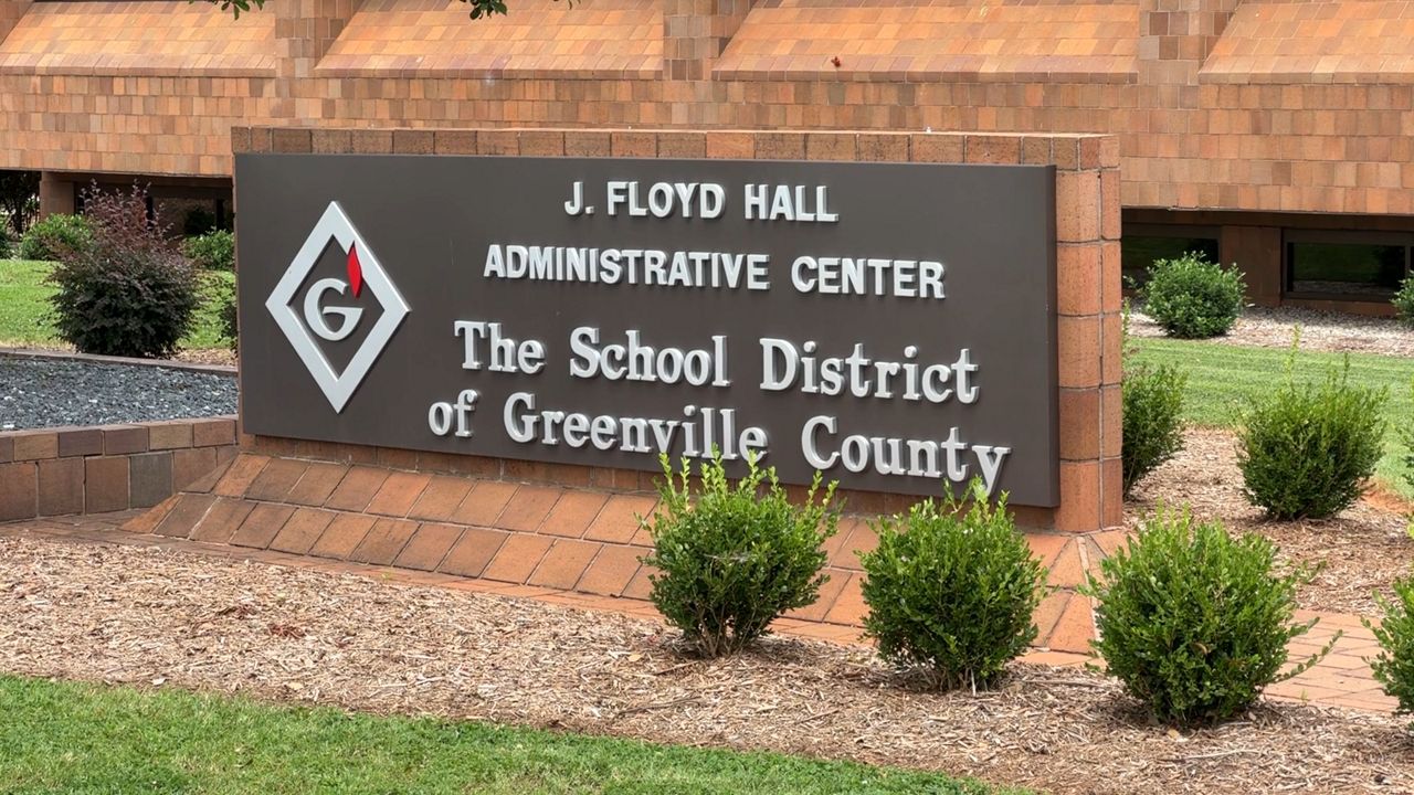 Pictured is a generic image of the Greenville County Schools' district offices.