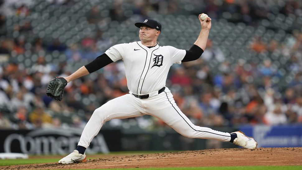 Starting pitcher Tarik Skubal pitched seven scoreless innings for Detroit on Tuesday afternoon.