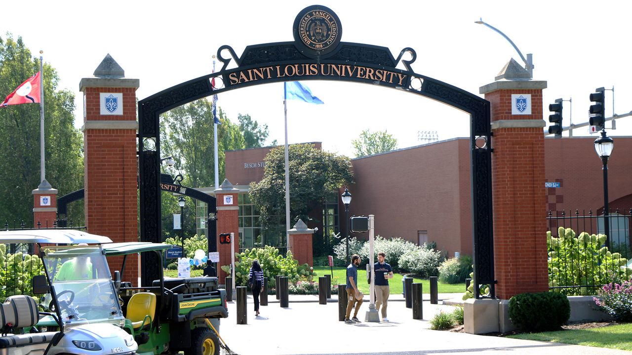 St. Louis University's campus in August 2023. (Spectrum News/Elizabeth Barmeier)