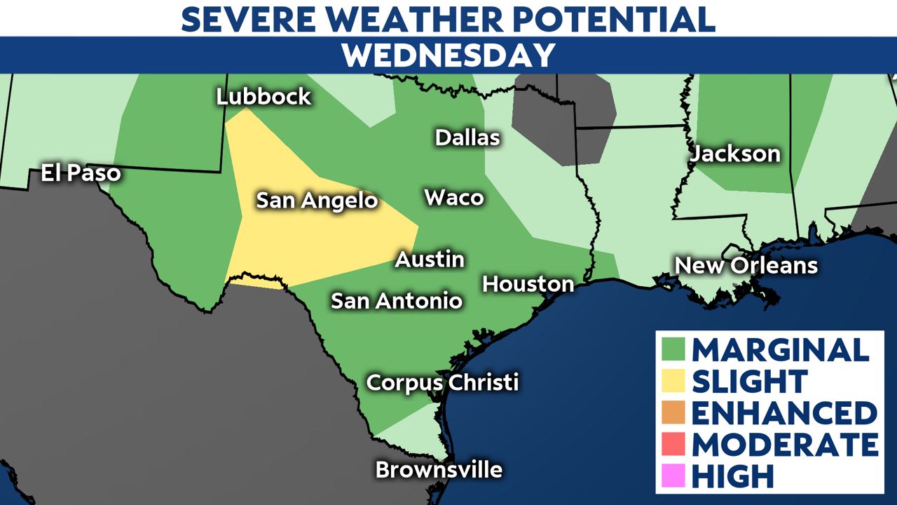 Wednesday Brings A Severe Weather Threat