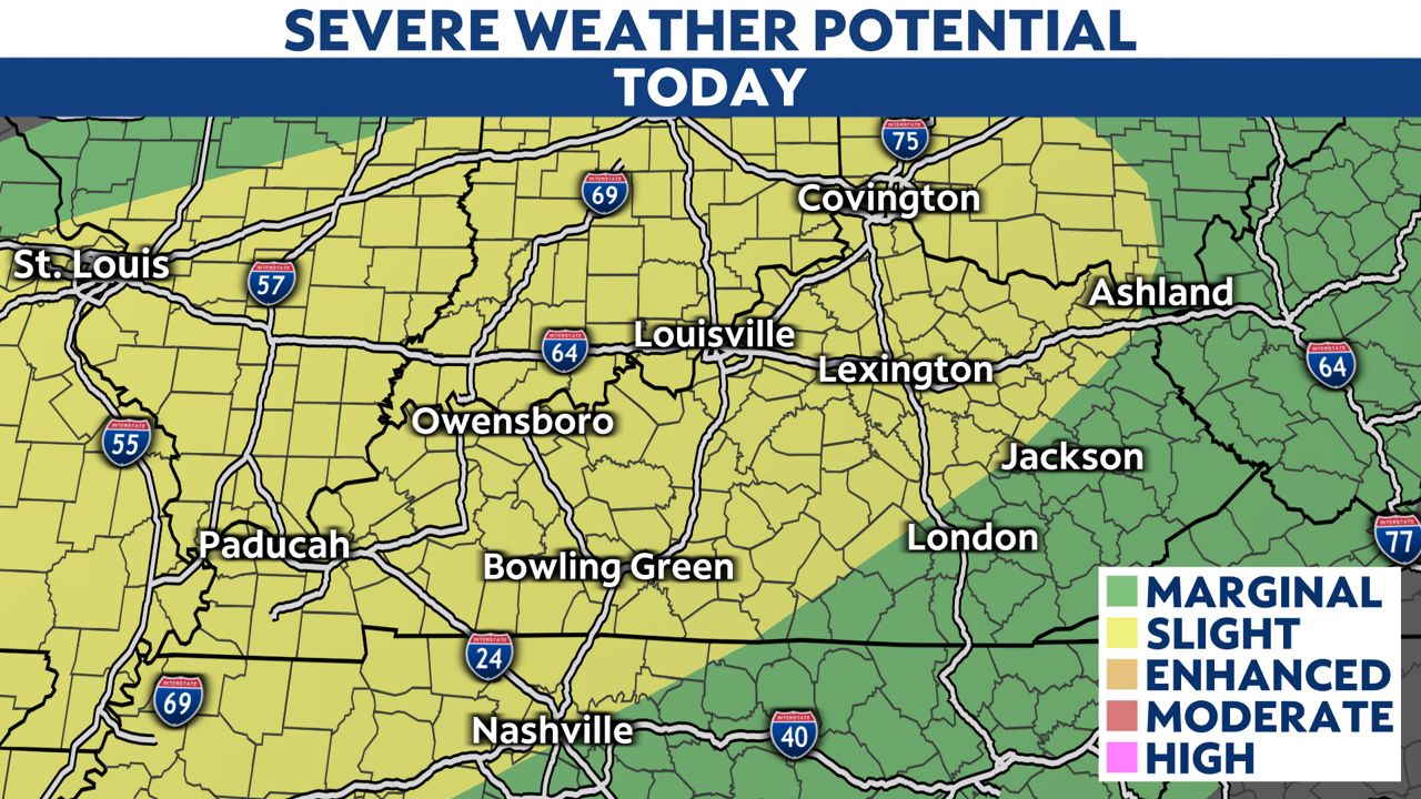 Strong to severe storms return this evening