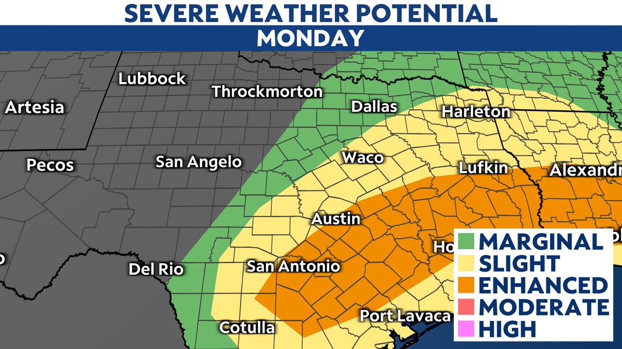 Flooding, severe storms for parts of Texas overnight