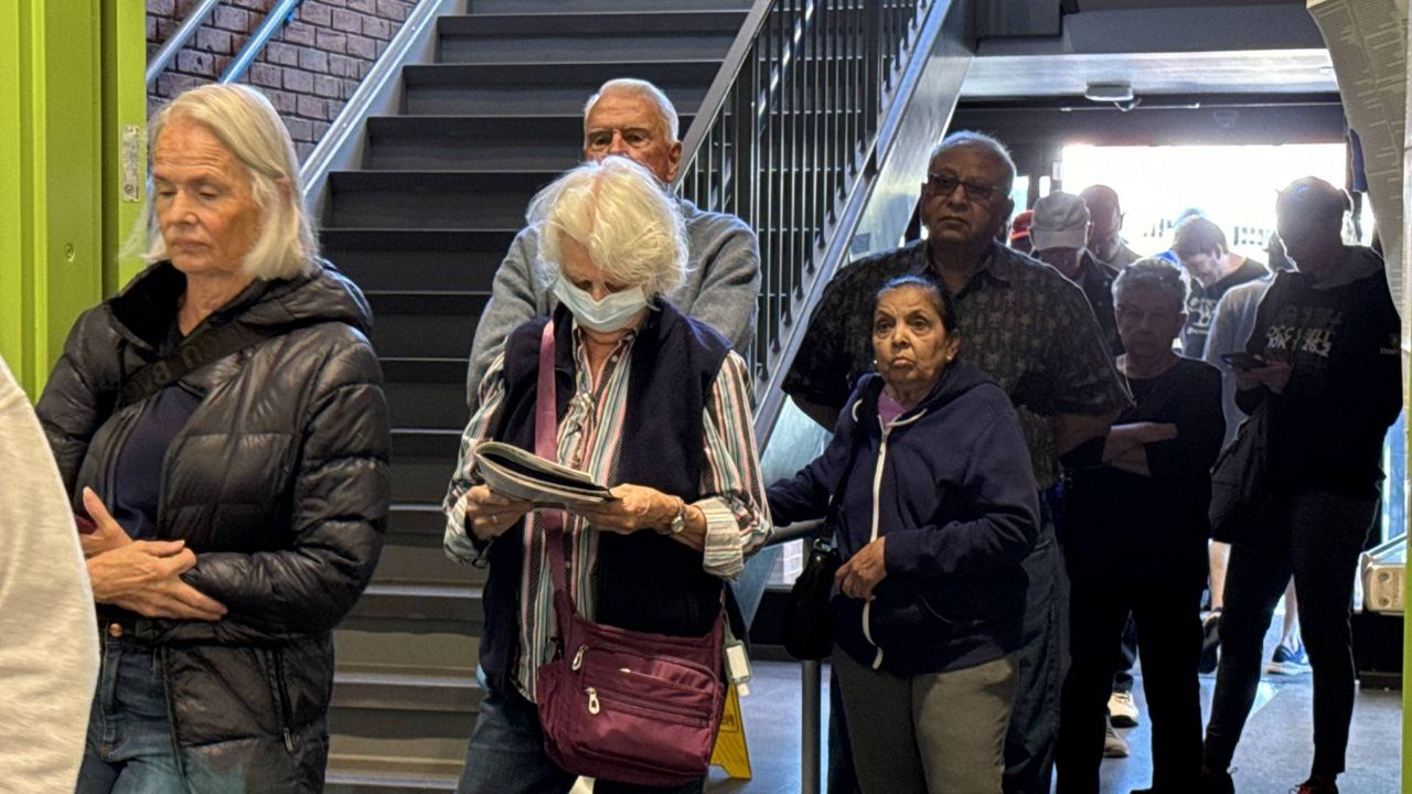 A St. Louis County voting precinct as seen on April 4, 2023 (Spectrum News/Gregg Palermo)