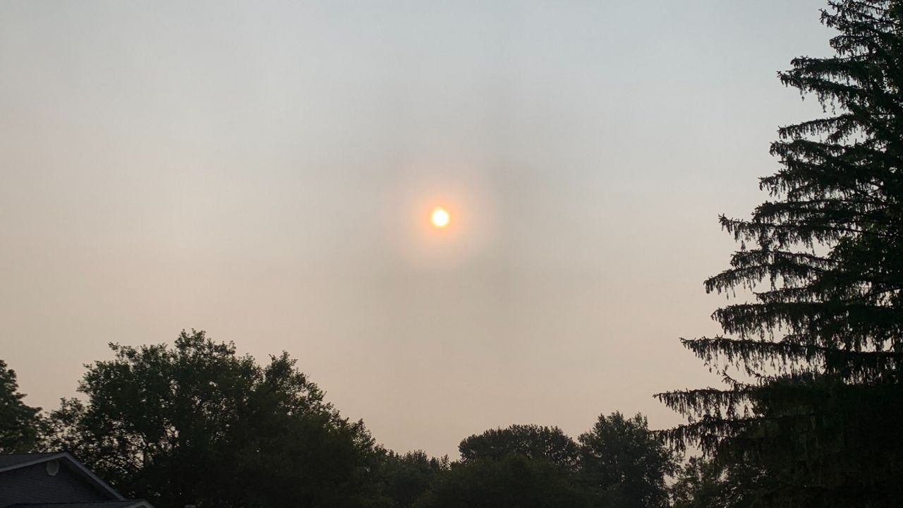 Smoky skies