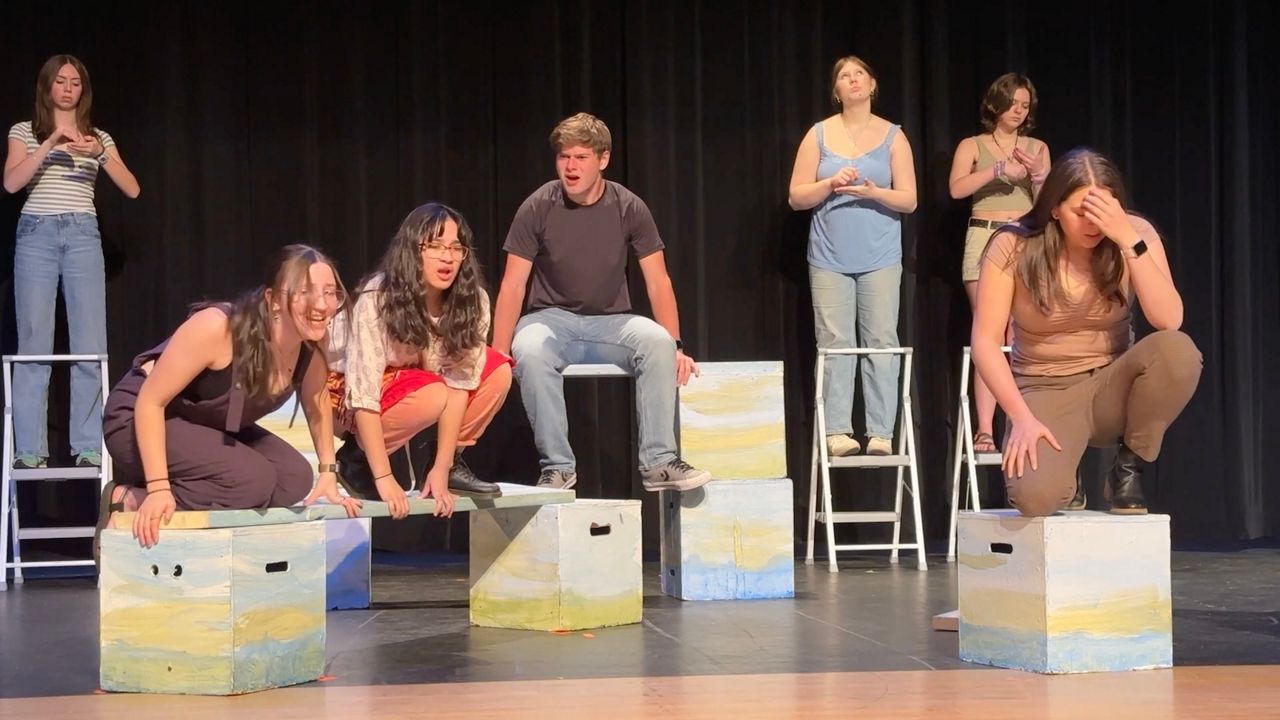 The play focuses on three families' experiences during Helene. (Spectrum News 1/Jenna Rae Gaertner)