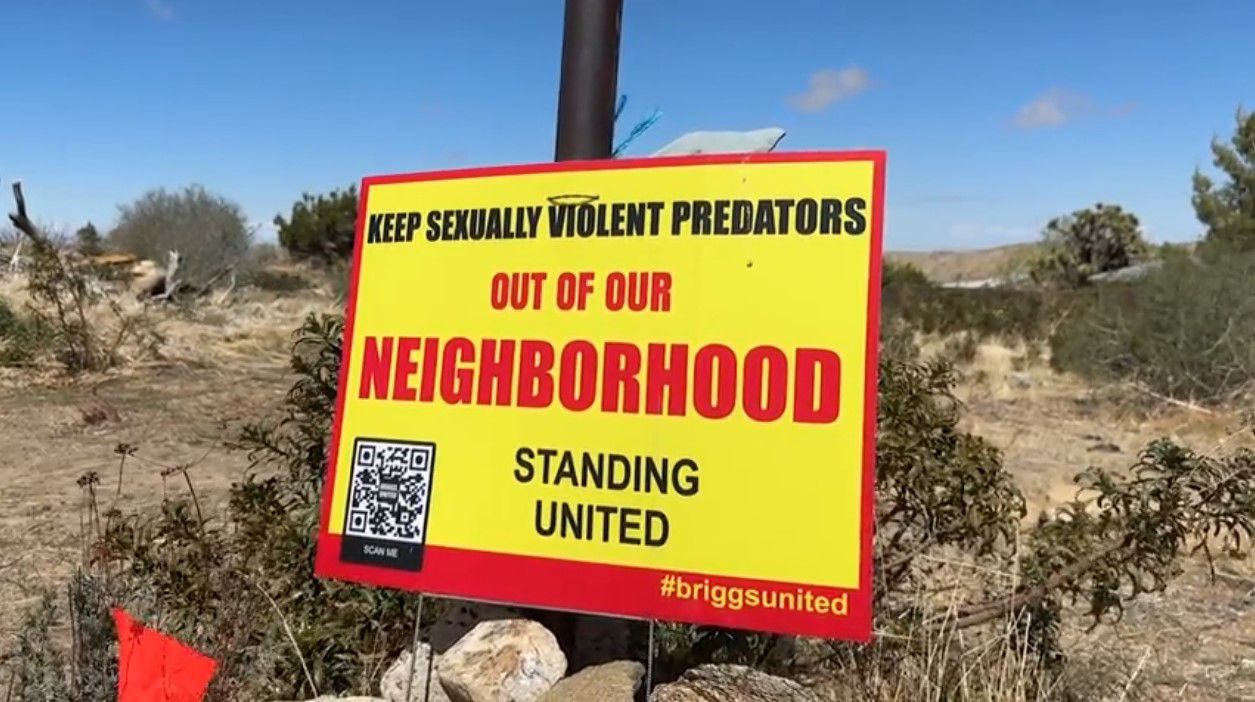 sexually violent predator sign