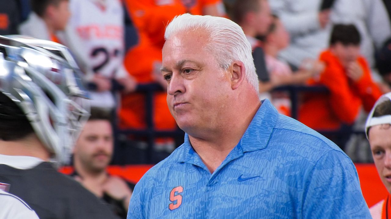 Syracuse men's lacrosse head coach Gary Gait