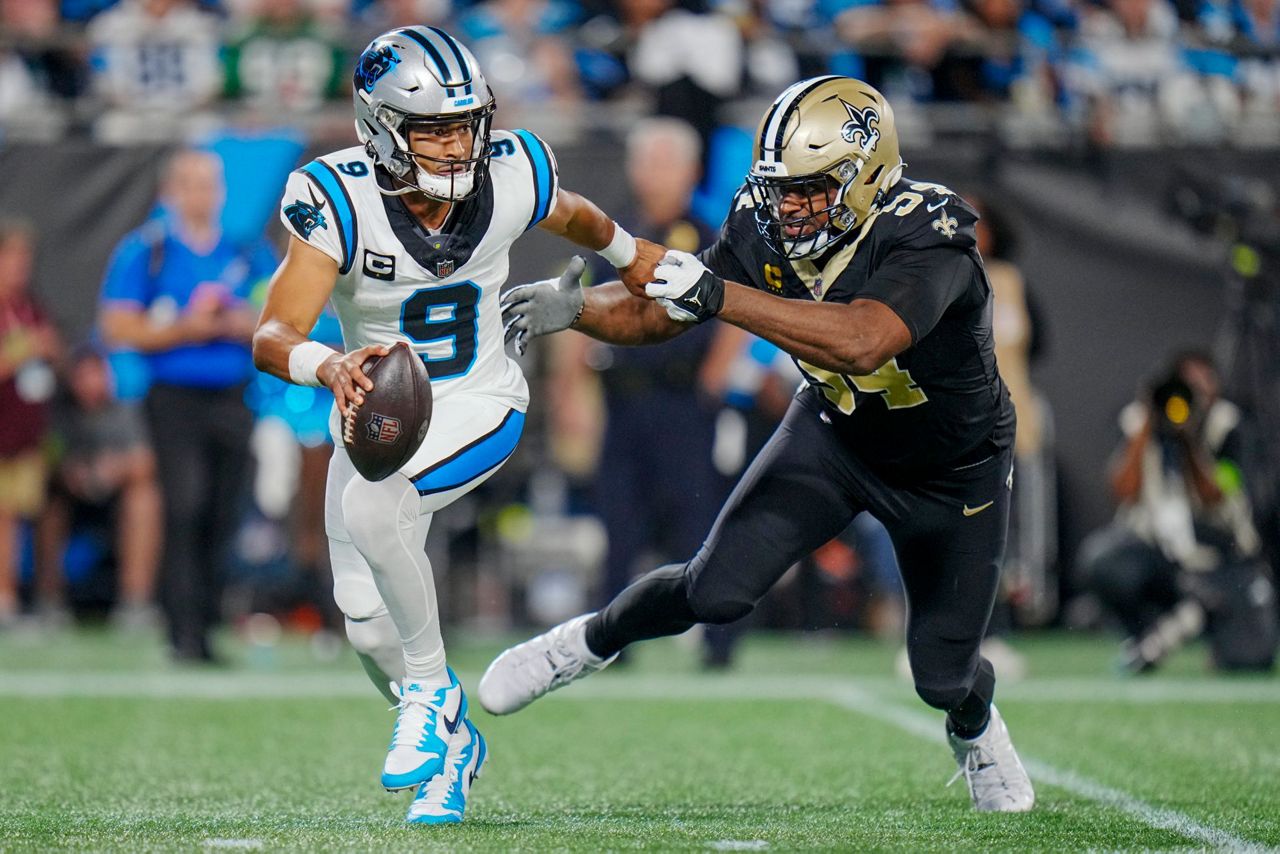 Reich: Panthers QB Bryce Young on track to play Sunday vs Vikings