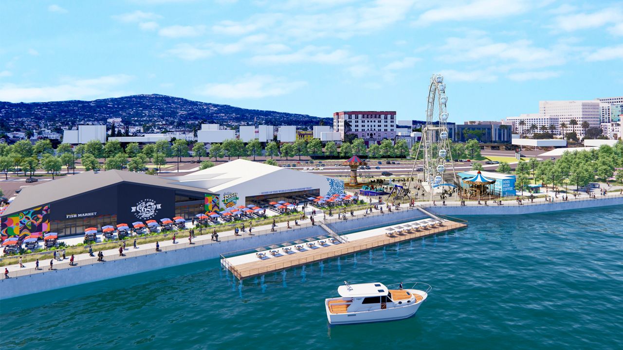 Rendering of West Harbor Park. (Rendering courtesy Sky View Partners)