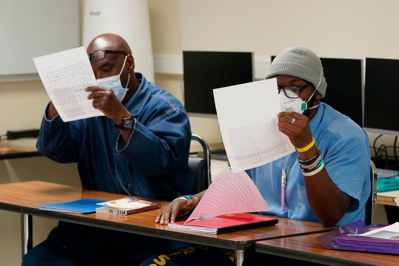 California inmates study at 1st college based behind bars
