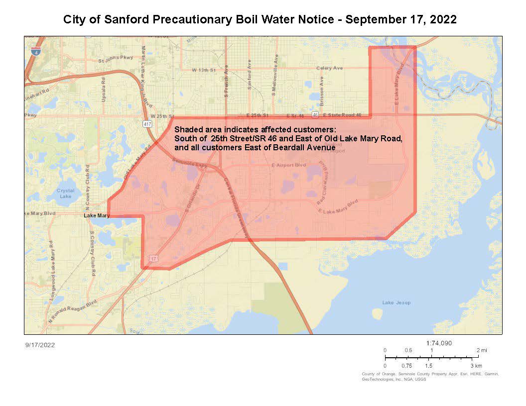 Hillsborough County - Precautionary Boil Water Notice Rescinded for  South-Central Hillsborough County