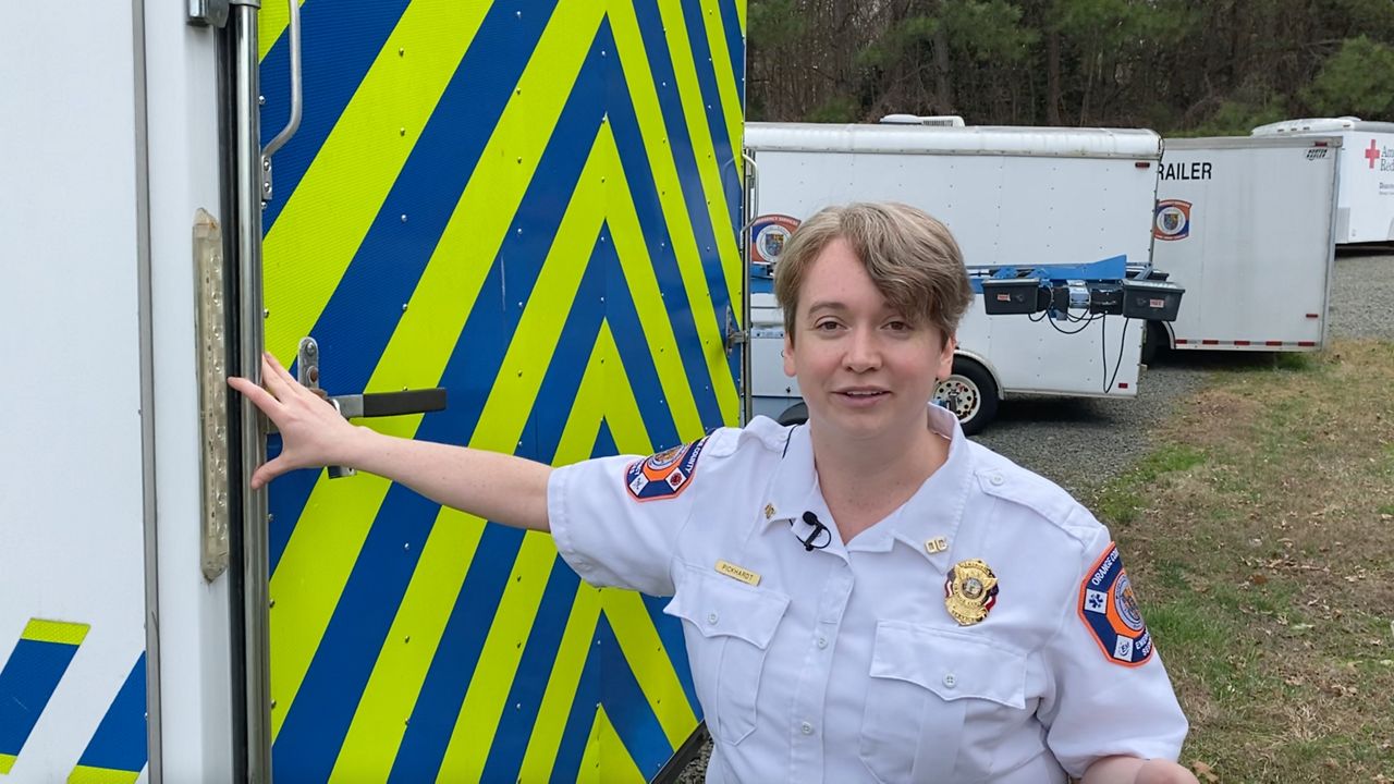 Sarah Pickhardt is the division chief of emergency management for Orange County Emergency Services. (Spectrum News 1/Kyleigh Panetta)