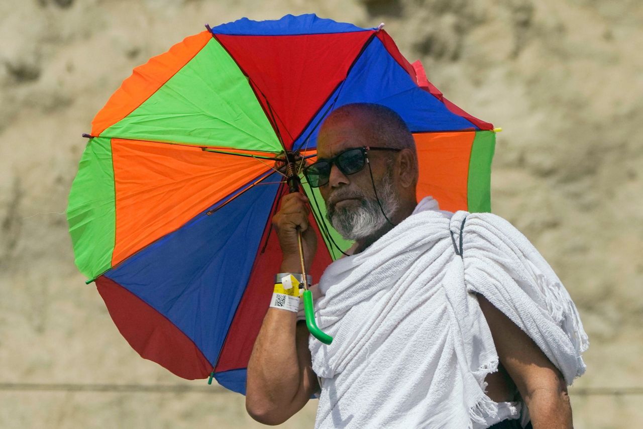 Muslims at Hajj pilgrimage brave intense heat to cast stones at pillars