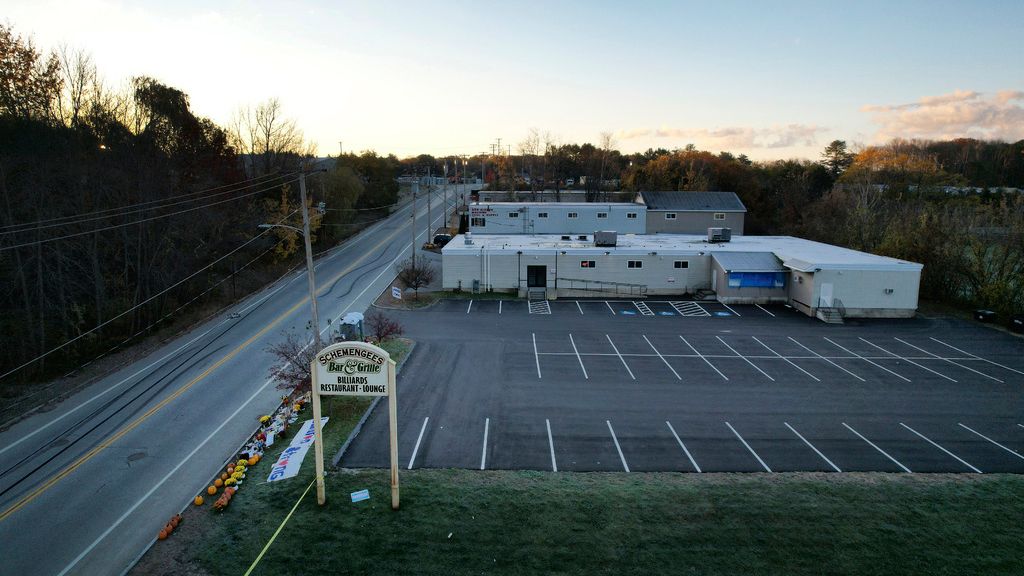 Schemengees Bar and Grille in Lewiston, Maine is shown on Wednesday, Nov., 1, 2023, (AP Photo/Jessie Wardarski)
