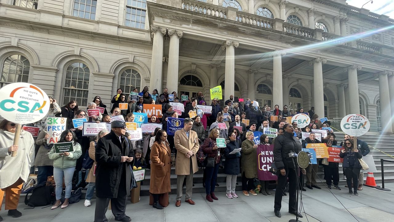 Education advocates rally ahead of budget hearing